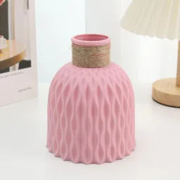 1 Pc Unbreakable Small Plastic Flower Vase for Home,Ganpati decor,Centerpiece Plastic Vase-picture-17
