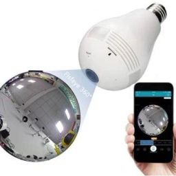 SKY HUB E27 Bulb Security Camera | Wireless Wi-Fi Bulb Camera | Night vision Security Camera-3
