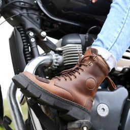 SINISTER Oil Pull-Up leather combat boots for Men With chunky rubber lug sole Boots For Men-image-46
