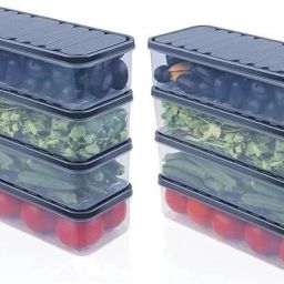 Plastic Fridge Container- 1200 ml-17