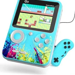 Bestie Toys 5 Handheld Game Console Retro Video Game Console with Hundreds of Preloaded GAME 2 GB with 500-33
