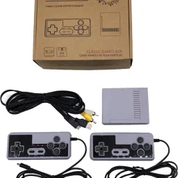 Inquisitive MINI 8 BIT GAME BOX, FAMILY GAME ENTERTAINMENT PLUG-&-PLAY BUIT-IN- 342 GAMES 1 GB with , Super Mario, Crash, , Zelda, Sonic, Donkey Kong, Street Fighter-46
