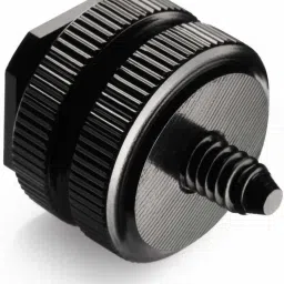 Hiffin ® Camera Shoe Pro 1/4" Mount Adapter for Tripod Screw to led Light Hotshoe Flash Shoe Adapter image 2