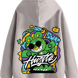 veirdo Men Full Sleeve Printed Hooded Sweatshirt-picture-9