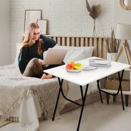 Torche Multipurpose Foldable & Portable Study Table, Computer Desk, Folding Engineered Wood Multipurpose Table image 3