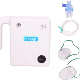 STERGIC Lumia-EC Piston Compressor Nebulizer with Adjustable Flow Medicine Chamber, Nebulizer-25