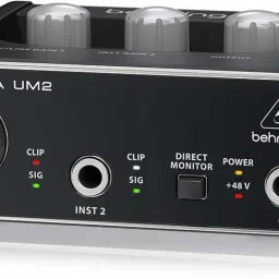 behringer UUM2 2 x 2 Audio interfacce with USB 2.0 Audio Interface image 5