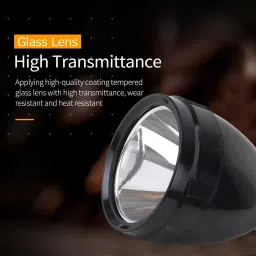 akr Dual Mode Power Full Led Rechargeable Long Range Torch Up to 1 Km with Backlight Torch image 3