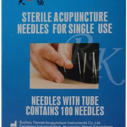 Acupunx ACU25 Acupuncture Needles Silver Handle (Size 0.25 X 25mm) 1 CUN single Tube Pack Of 100 Massager-image-65