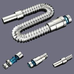 Flexible PVC White Waste Pipe – Wash Basin & Sink – 1Pc Silver Hose Pipe-image-16