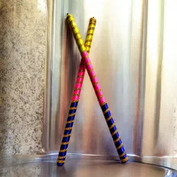 Premium Quality Navratri Wooden Dandiya Sticks for Garba Night (Pack of 1 Pair) Dandia Sticks-image-71