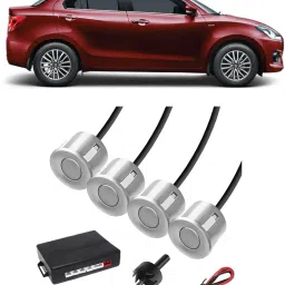 PKNA1585 White Car Reverse Parking Sensor with LED Display 4 Sensor PKNA1585 Parking Sensor-24