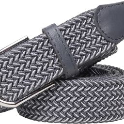 Men & Women Casual Grey Nylon Belt-image-4