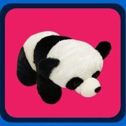 Teddy-Soft toy Black Panda Soft Toy For Kids-1 - 35 cm-image-6
