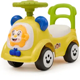 Monkey Ride-on Push Car for Kids with Backrest & Storage Indoor/Outdoor Age 2Y Rideons & Wagons Non Battery Operated Ride On-0