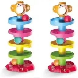 5 Layer Ball Drop and roll Swirling Tower for Baby and Toddler Toys(Pack of 2)-22