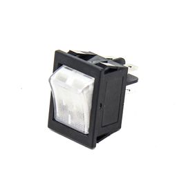 High voltage KCD4 White 250V,16A DPST ON-OFF 4Pin Rocker Switch image 3