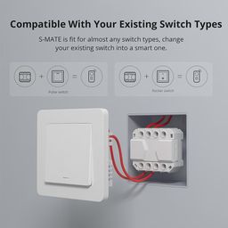 Sonoff mini R3 16A Wifi Bluetooth Smart Switch Work with Alexa Google home image 2