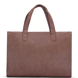ALL ABOUT HER Textured PU Oversized Structured Tote Bag with Tasselled image 4