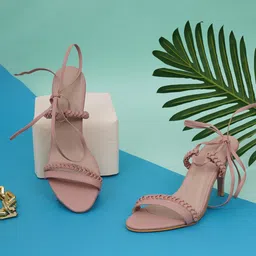 Retro Walk Open Toe Slim Heel Gladiators-58