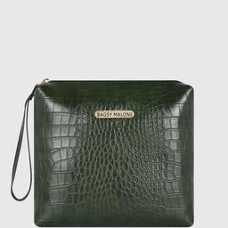 Bagsy Malone Textured Oversized Structured Tote Bag & Pouch image 2