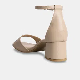 T.ELEVEN Open Toe Ankle Loop Block Heels image 3