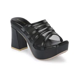 CLOG LONDON Open Toe Platform Heels image 4