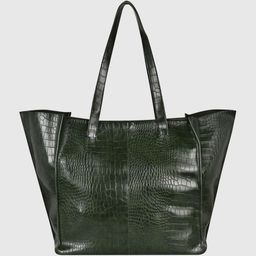 Bagsy Malone Textured Oversized Structured Tote Bag & Pouch image 4