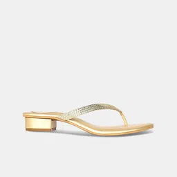 Thea Embellished Open Toe Block Heels image 3