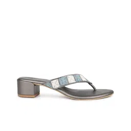 Inc 5 Embellished Open Toe Block Heels image 5