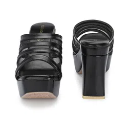 CLOG LONDON Open Toe Platform Heels image 5