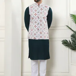 SOJANYA Embroidered Regular Thread Work Pure Cotton Kurta with Churidar-picture-41
