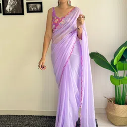 Anouk Pure Georgette Saree-image-40