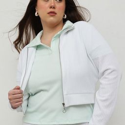 CURVY STREET Women Camouflage without Longline Puffer Jacket with Patchwork-image-34