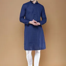 Sanwara Floral Embroidered Chikankari Kurta With Pyjamas-image-13