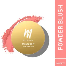 MyGlamm Treasure IT Lightweight & Buildable Powder Matte Blush with Vitamin E 4g - Loyalty-54