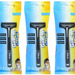 GUARD Shaving Razor 3Pcs with 12 Cartridge For Smooth Shave, Men-19