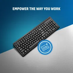 HP 100 Wired USB Standard Desktop Keyboard Compatible with Desktop, Laptop, Mac image 3
