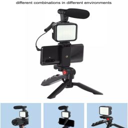 ZOKMOB Best Mini Tripod with Mobile Attachment Lightweight Portable for Vlog Shooting Tripod Kit, Tripod Bracket, Tripod, Monopod, Monopod Kit image 2