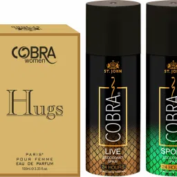 Deodorant Sport 150ML and Cobra Live 150ML & Cobra Hugs 100ML-13