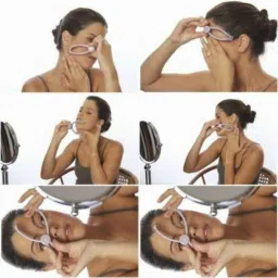 AKSHAR4u Eyebrow Face and Body Hair Threading and Removal System Tweezers, Non Trimmer 45 min Runtime 4 Length Settings image 5