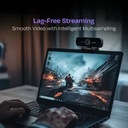 Kreo Owl 4K Ultra HD Auto focus USB Connection Web camera with Noise Cancellation Mic 8 HDWebcam with Built-In Microphone USB Connectivity image 3