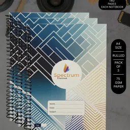 Spiral Notebook A4 Notebook Ruled 140 Pages-image-75