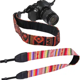 KRAPTICK DSLR Camera Straps, Camera Body Strap, Camera Accessories for Men (Pack of 2)) Strap-36