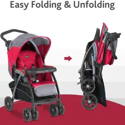 chicco Cortina Cx Stroller Red Stroller image 3