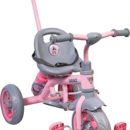 GenZ GenZ Secure Baby Tricycle with Seat Belt, Water Bottle, Parent-Push Handle| Kids Tricycle-image-32