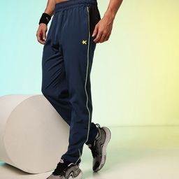 hrx by hrithik roshan Men Printed Blue Track Pants-picture-44
