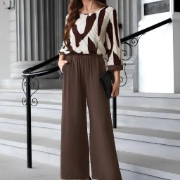 Printed, Solid Women Jumpsuit-image-56