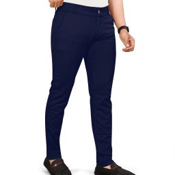 Men Regular Fit Multicolor Lycra Blend Trousers-image-50
