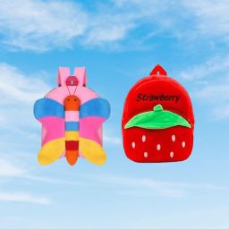 SM 1BS Butter Fly & Stawarry Kids School Lunch Bag Combo Lunch Bag-image-79